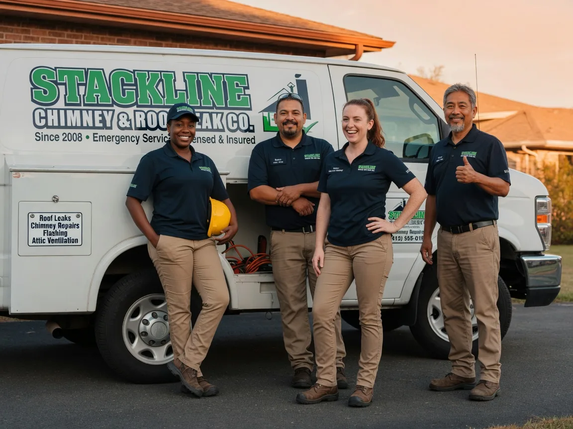 Chimney flashing repair company in Pella, IA